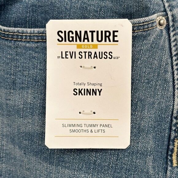 LEVI STRAUSS & CO Totally Shaping Skinny Jeans Size 38X32 NWT - Picture 8 of 10